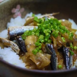 ５分でご飯！オイルサーディン丼